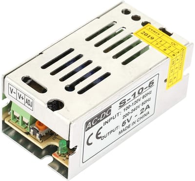 Solidchoice - Dailygoody - DC 5V Schakelende Voeding - Lage Bedrijfstemperatuur - 5V 2A - Geschikt voor LED-verlichting - Dubbele Condensator - Hittebestendig
