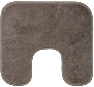 Badtapijt 50x45 cm, met uitsparing, RIO PREMIUM, taupe, 100000-050046-92