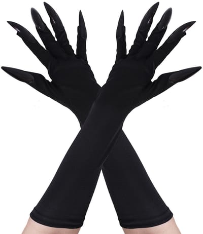 Dailygoods- Handschoenen Kostuum - Lange Nagel/Halloween - Cosplay Rekwisieten - Lichtgewicht/Duurzaam - Geschikt voor Dierenkostuums - Kostuumhandschoenen