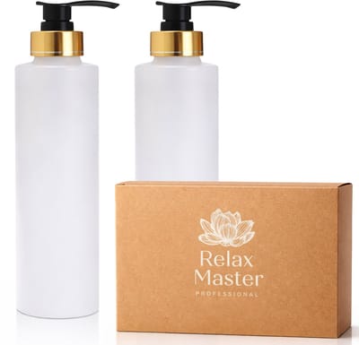 Relax Master® - Dispenser Pompflesjes - 2x 250 ml - Voor Hout-Look Olie Verwarmer - BPA-vrij
