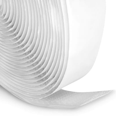 Dailygoods- Haakband zelfklevend 20 mm breed - Klittenband - Nylon - 5 meter rol - Sterk klevend - Flexibel gebruik