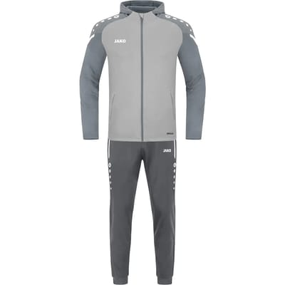Jako Performance Trainingspak Polyester Met Capuchon Heren - Zachtgrijs / Steengrijs | Maat: XL