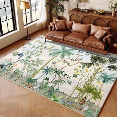 jungle Dier Cartoon Kind Tapijt Vloerkleed voor Huis Woonkamer Slaapkamer Bank Deurmat Decor Speelgebied Vloerkleed Scandinavisch Antislip Vloermat 180*280cm