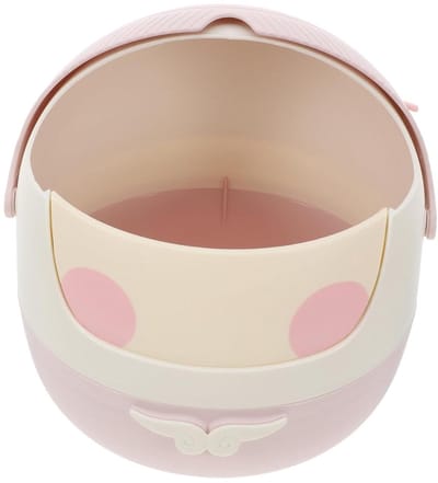 Prullenbak Bureau - Vuilnisbak Tafelblad Mini - Afval Opruimen - Compact Ruimtebesparend - 17.5 cm - Roze