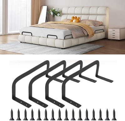 Unyqoos® Antislip Matrasstabilisatoren voor Verschillende Bedtypen, Eenvoudige Installatie, Roestvrij Staal, Veilig en Comfortabel Slapen