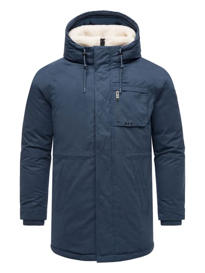 Stone Harbour heren winterjas Navroos met afneembare teddy kraag en fleecevoering