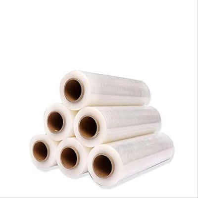 Stretchfolie Rollen - Palletfolie Verpakking - Goederen Verzekeren - Scheurvast Materiaal - 6 Rollen 500mm - Transparant