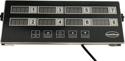 DIGITALE KEUKENTIMER 8 KANALEN DKT-8 - Combisteel 7517.0015