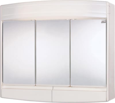 Differnz Spiegelkast Topas-eco 3-deurs Met Verlichting 53x60x18cm Wit