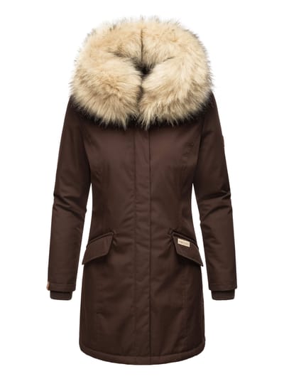 Navahoo Dames Winterparka Cristal – Premium Collectie met Afneembare Bontkraag