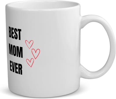 Akyol - best mom ever koffiemok - theemok - Moeder - mama - moederdag - cadeau - verjaardag - oma - 350 ML inhoud