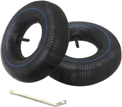 Binnenbanden 3.50-8 voor Kruiwagen met Rechte Ventiel en Bandenhouder - Perfect voor Sack Trucks en Barrow Wheels