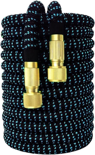 Tuinslang Uitschuifbaar - Flexibele Waterslang - Tuin Water Geven - Compact Opbergbaar - 15 Meter - Grijs
