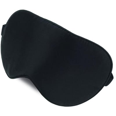 Masque de sommeil en soie de mûrier naturelle, bandeau doux pour les yeux, masque pour les yeux lisse, aide au sommeil, cache-yeux, bandage confortable