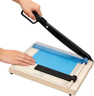 Professionele Papier Snijmachine voor A4/B5/B6/B7 Formaat, Inclusief 5 Mappen, Ideaal voor Leer en Foto's