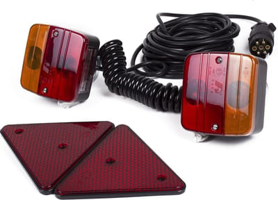 Benson Magnetische aanhangerverlichting - 7.5 meter kabel - snelle installatie - sterke magneten