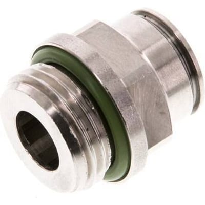 12mm x G1/2'' RVS Insteekfitting Buitendraad FKM