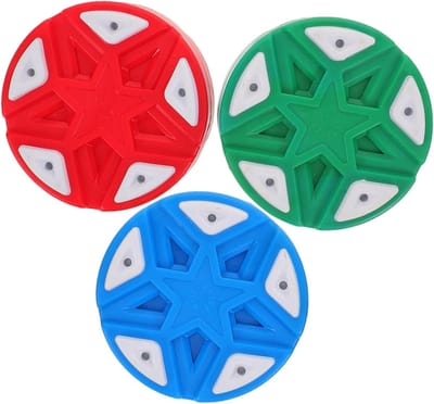 Hockeypucks voor Kinderen - Straathockey Puck - Hockeyspel Oefenen - Realistisch Gewicht - 7.5 cm - Diverse kleuren