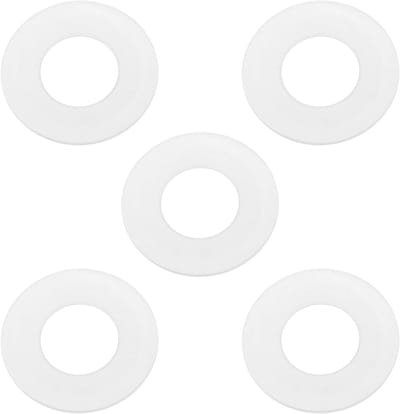 Allecta - Toilet Flush Valve Seal Ring Vervanging, Compatibel met Spoelkleppen, Siliconen Wasring