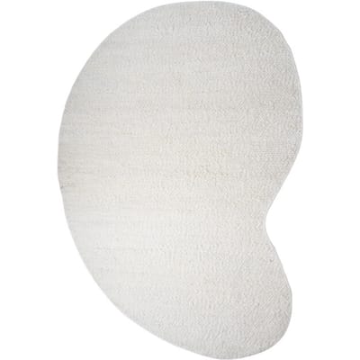 Vloerkleed Stone White - Organisch 200 x 280 cm - Wollen Design Vloerkleed in Scandinavische / Japandi Stijl