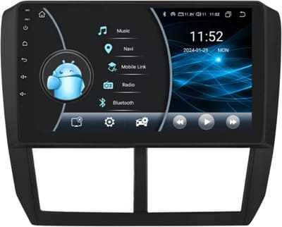 Autoradio met bluetooth - Carplay - Voor Subaru Forester 3 SH en Impreza (2007-2013) - Geschikt voor Apple en Android - Stereo - Navigatie - Navigatiesysteem auto - 2GB 32GB