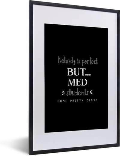Fotolijst incl. Poster - Geneeskunde - Uni - Onderwijs - Opleiding - 40x60 cm - Posterlijst