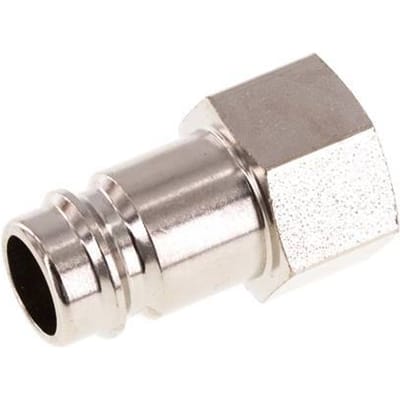Gehard staal DN 10 Luchtkoppeling Insteeknippel G 3/8 inch Binnendraad