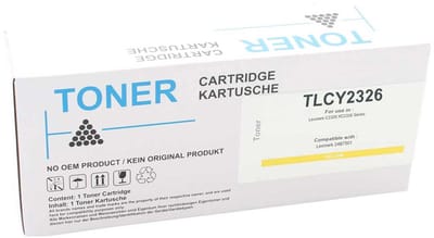 Lexmark TLCY2326 - Toner Geel - 6.000 pagina's - Huismerk Compatible - Geschikt voor Lexmark C 2326 Series Lexmark XC 2326 Series