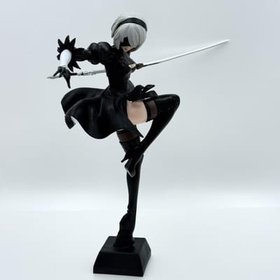 24CM NieR Automata YoRHa No. 2 Type B figma 2B Forme de vie Kaine Nier PVC Figurine d'action poupée modèle Statue de collection figura cadeau black