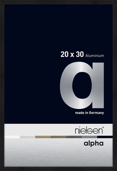 Nielsen Alpha Aluminium Fotolijst Black Matt 20x30cm