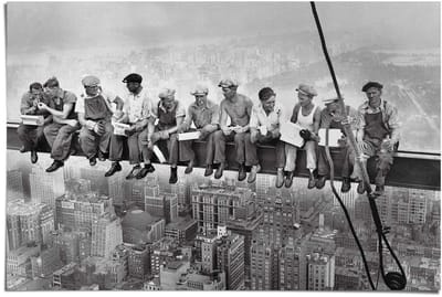 Poster Lunch atop a Skyscraper - 61 x 91,5 - Papier - REINDERS