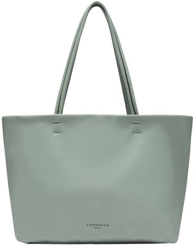 LIEBESKIND BERLIN Leren Schoudertas Hera Sheep Natural Shopper Forest Green Groene