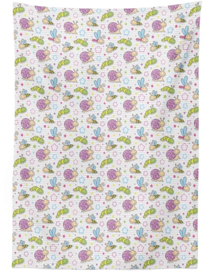 ABAKUHAUS Tafelkleed 140x200 cm – Reversibel, Satijnmix, Multi