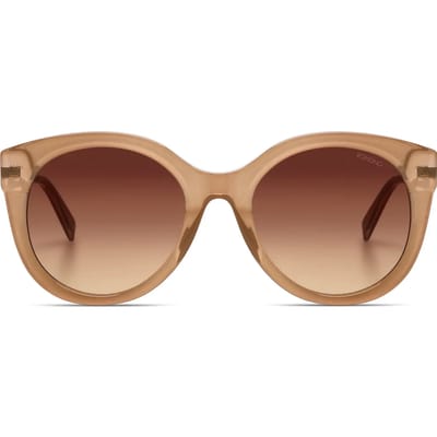 KOMONO Ellis Metal Zonnebrillen Dames - Zilverkleurig - Maat ONESIZE