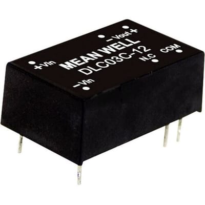 MEAN WELL DLC03B-05 DC/DC-convertermodule 300 mA 3 W Aantal uitgangen: 2 x Inhoud 1 stuk(s)