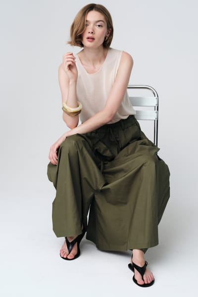 Fine Viscose Top 26061 | Ecru - Ecru / S