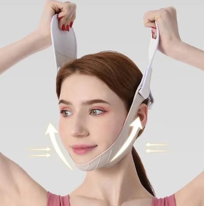 Siliconen Gezicht Lift Bandage voor Vrouwen - Kin Wang Afslanken, V-Lijn Gezicht Shaper, Anti-Rimpel Band voor Huidverzorging, Gezicht Shaping, Schoonheid en Rimpel Verwijderaar