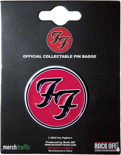 Foo Fighters - FF Logo Pin - Rood