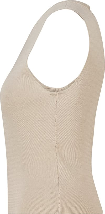 America Today Kiri Chalk Maat: M | Mouwloze Tops Outlet | Dames | Beige