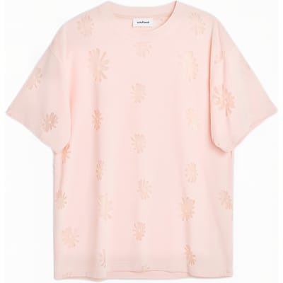 Soulland Kai T-shirt Pink Multi Größe: XXS/XS | Hemden Outlet | Unisex | Rosa