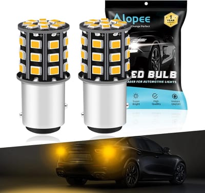 LED Lampen Set - Auto Verlichting - Rijden Veiligheid - 2835 33 SMD Chip - 12V 24V - Amber