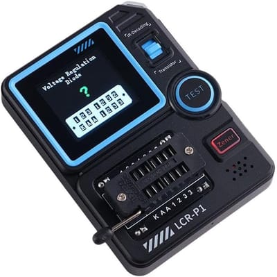 Transistor Tester - Componenten Meter - Componenten Analyseren - Multifunctionele Metingen - 13 x 9 x 5 cm - Zoals aangegeven