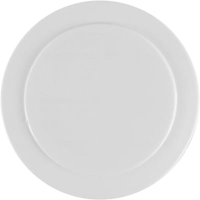 Dailygoods- Afdekkap 80mm - Decoratieve Afdekking - Muur Gat Afdekking - Eenvoudige Installatie - Duurzaam PVC - Wit - Muurafdekking
