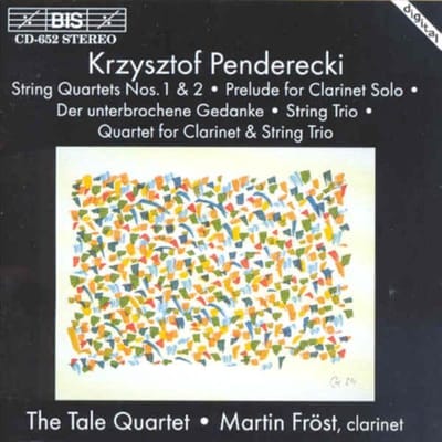 Martin Fröst & TheTale Quartet - Penderecki: String Quartets Nos. 1 & 2 (CD)