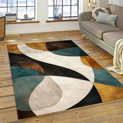 3D Boheems Abstracte Moderne Kunst Geometrie 27 Stijl Nieuw Tapijt Kleed voor Woonkamer Slaapkamer Huis Sofa Decoratie, Antislip Vloermat 120*160cm