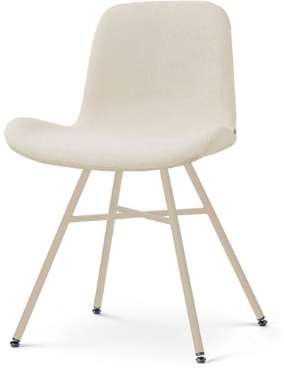 Nolon Noa-Fé Eetkamerstoel Cottonbeige - Beige Onderstel - Japandi - Comfortabel - Stoffen