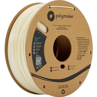 Polymaker PF01006 Natural Filament ASA UV-bestendig, Weerbestendig, Hittebestendig, Slagvast 1.75 mm 1000 g Natuur PolyLite™ 1 stuk(s)