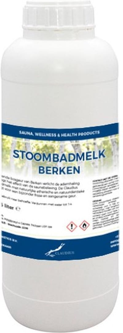 Stoombadmelk Berken 1 liter