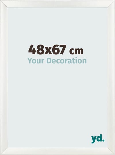 Your Decoration - Fotolijst 48x67 cm - MDF - Wit Geveegd - Pisa