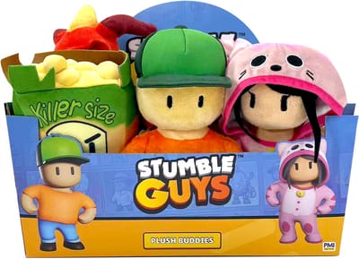 Boti Stumble Guys Figure Clip on Plüsh (6) Action Figuur